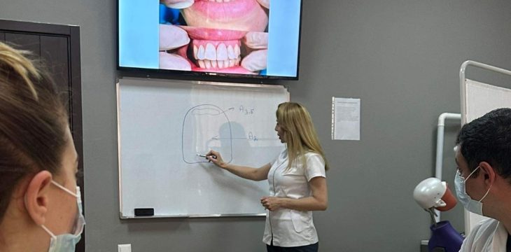 სამუშაო შეხვედრა სტომატოლოგიის ფაკულტეტის მაღალი კურსის სტუდენტებისთვის